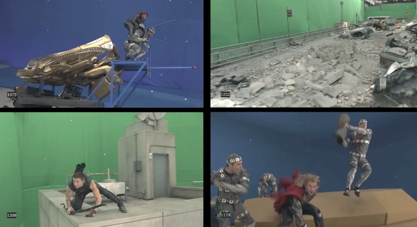 Making of Avengers Scene